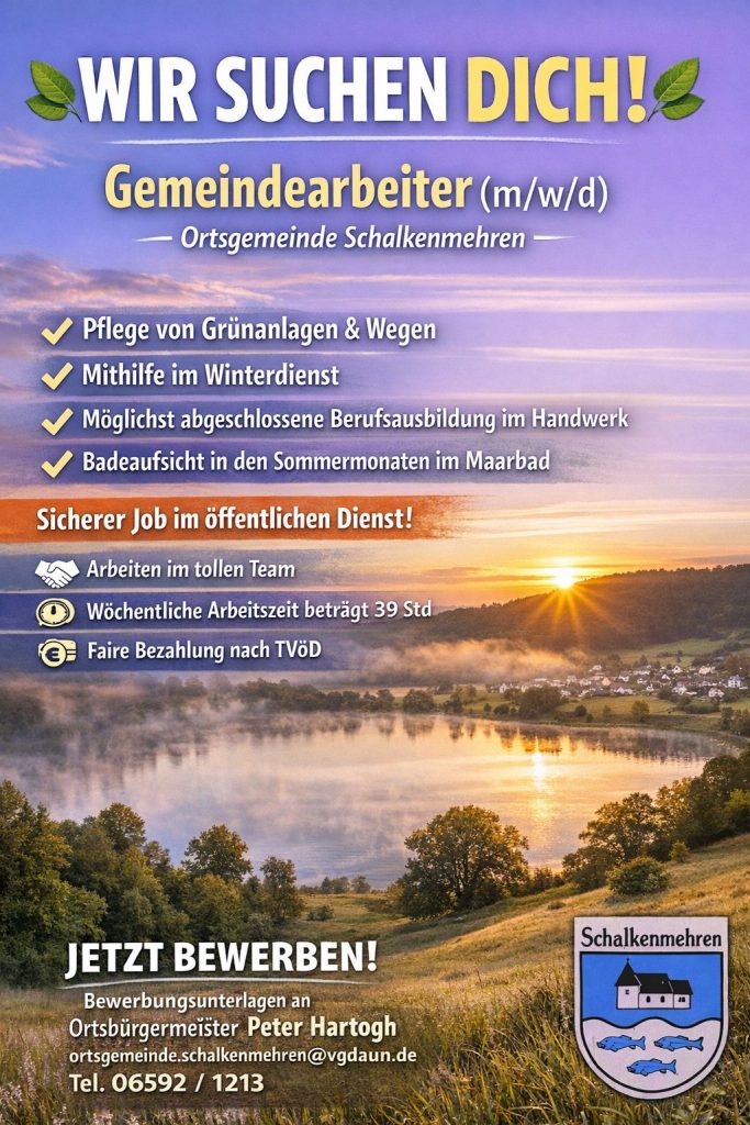 Gemeindearbeiter gesucht