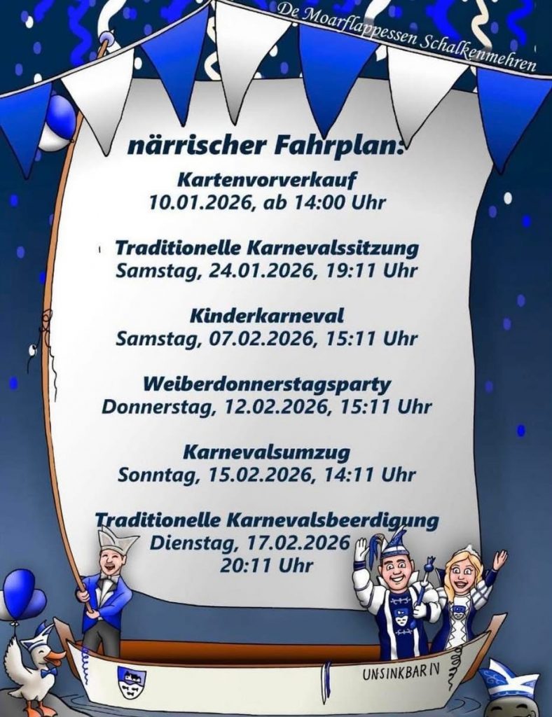 Karneval in Schalkenmehren 2026